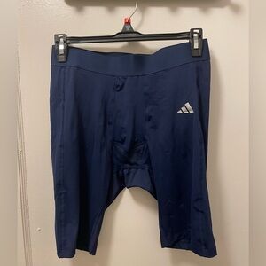 NWT Men’s Adidas Short Tights Navy Blue Size M